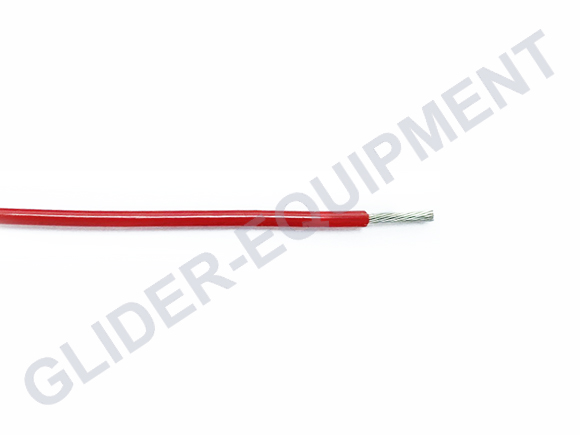 Tefzel kabel AWG20 (0.73mm²) rood [M22759/16-20-2]